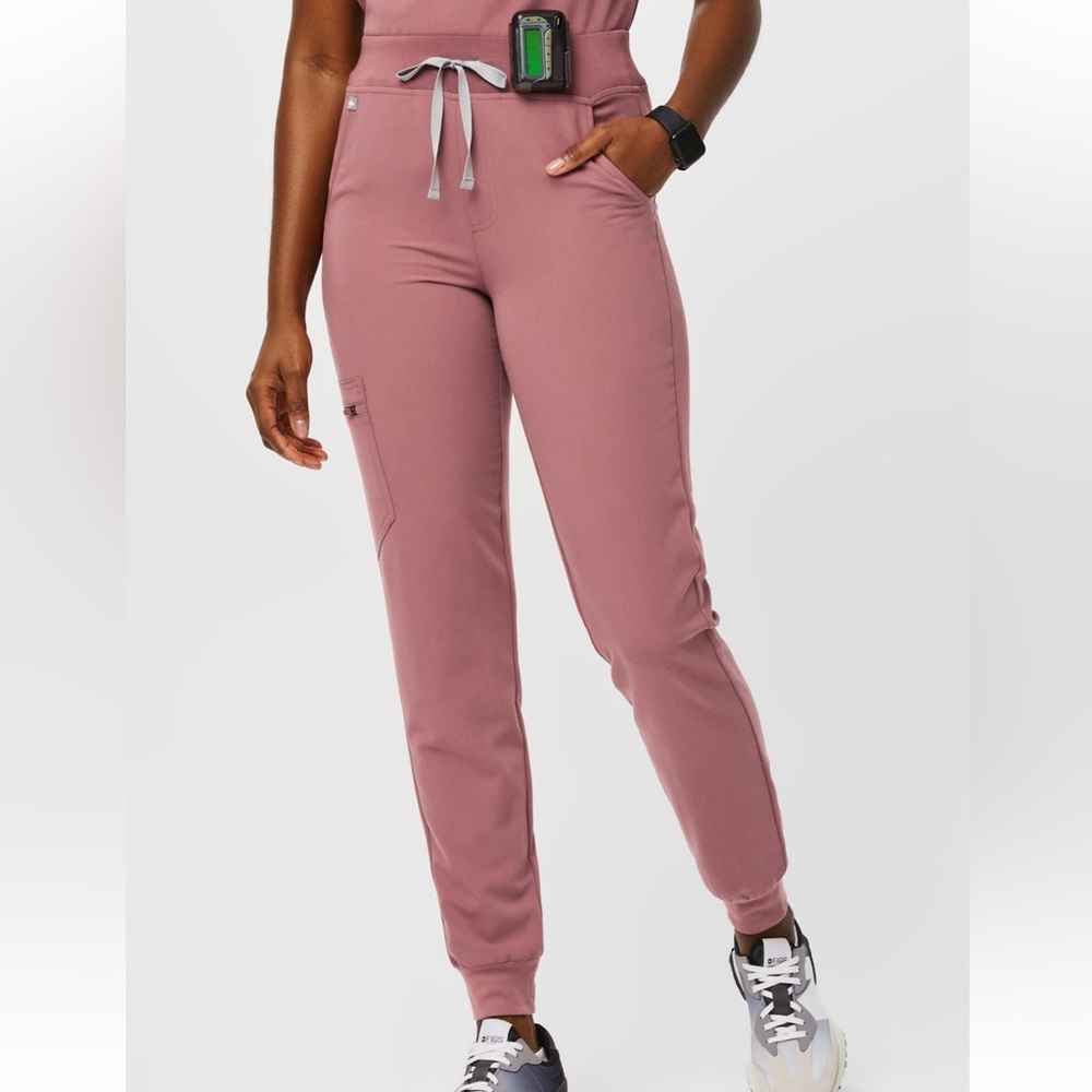 Figs high waisted Zamora joggers - Mauve